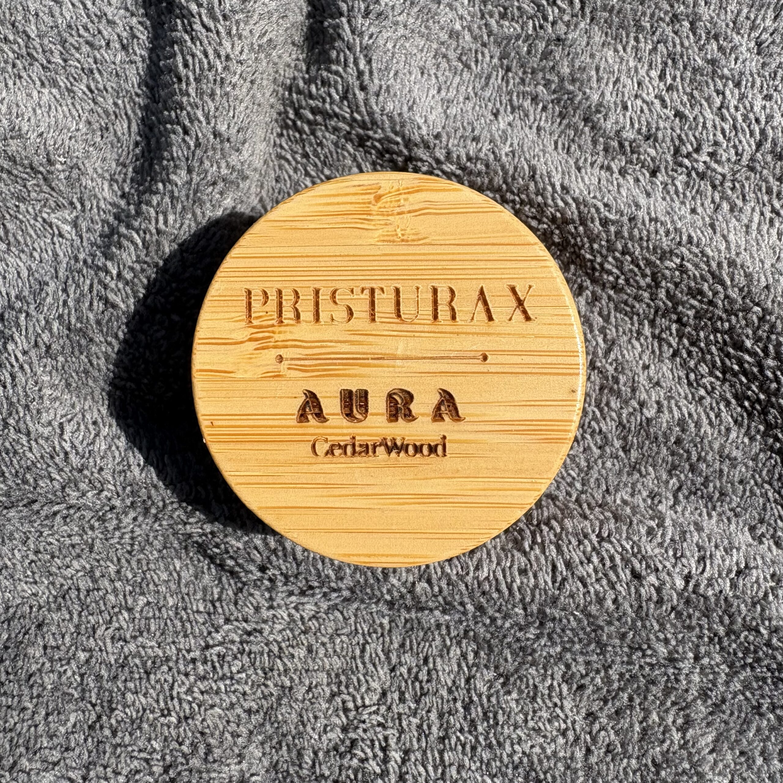 PRISTURAX AURA CedarWood Solid Perfume — Halal, Alcohol-Free, Natural Fragrance - Image 2